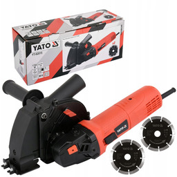 Yato Bruzdownica Elektryczna 38mm 1700W 125MM +2 Tarcze