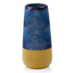 Granatowy wazon ceramiczny Polnix Vintage 31.144 27 cm