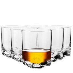 FLORINA Szklanki do whisky KROSNO Mixology 6x280ml fala