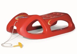Rolly Toys Plastikowe sanki czerwone, 45 x 96