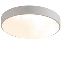 Lampa Sufitowa Lindby, Simera, ściemnialny, biały, salon, tworzywo