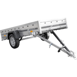 Przyczepka samochodowa na resorach 264x125 UNITRAILER GARDEN 264/R