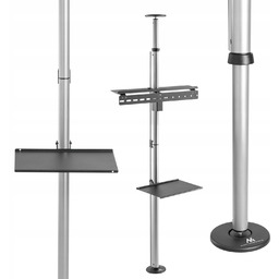 Uchwyt telewizyjny sufitowo-podłogowy Maclean MC-791N do 30 kg,