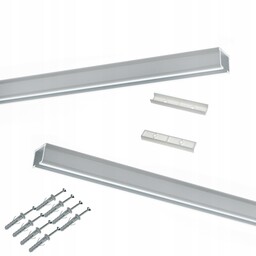 Szyna Sufitowa Aluminiowa Pojedyncza Karnisz Sufitowy Ks Ms