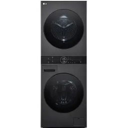 LG WashTower WT1210BBF 66cm 12kg/10kg Zdalne sterowanie Zestaw: