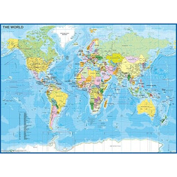 Ravensburger Puzzle 12890 Ravensburger Mapa Świata 200 Elementów
