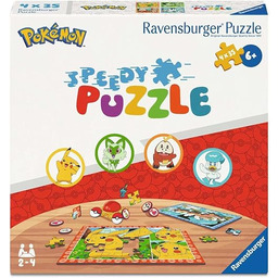Kinderpuzzle 4x35 Teile - Speedy Puzzle Pokémon