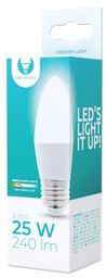 Żarówka LED E27 3W biała ciepła świeczka C37