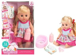 Adar, Lalka dziewczynka z akcesoriami nocnik, smoczek, buteleczka
