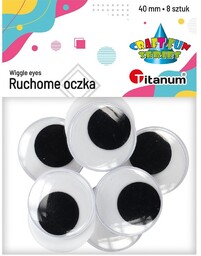 Ruchome oczka XL 40 mm 8 szt Titanum