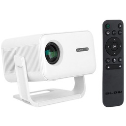 BLOW Projektor przenośny AndroidTV FullHD MaxView biały