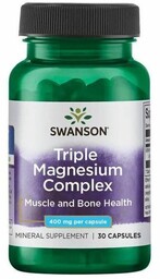 SWANSON Triple Magnesium Complex 400mg - 30caps