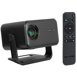 BLOW Projektor przenośny AndroidTV FullHD MaxView czarny