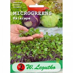 Microgreens kalarepa - Legutko >>> nasiona na mikrolistki
