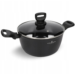 Garnek z pokrywką 18 cm Zwieger Stiga aluminium