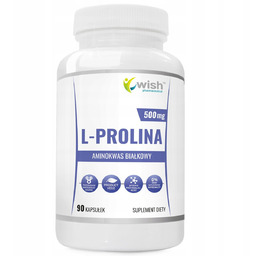 L-Prolina 500Mg Aminokwas Białkowy Włosy Skóra Paznokcie 90K
