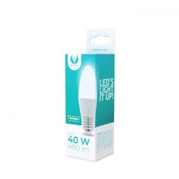 Żarówka LED E27 6W biała neutralna świeczka C37
