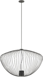 Lampa wisząca PUMPKIN L szer. 70cm GU10 szary
