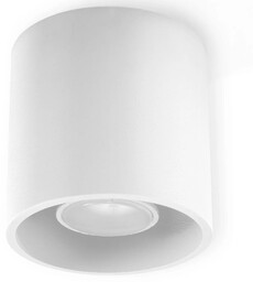Lumes Minimalistyczny plafon E760-Orbil - biały