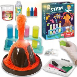ZESTAW MAŁY CHEMIK EDUKACYJNY 14 EKSPERYMENTÓW NAUKOWYCH WYBUCH