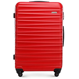 Komplet walizek z ABS-u z żebrowaniem