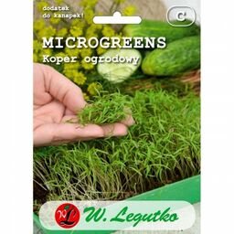 Microgreens koper ogrodowy - Legutko >>> nasiona