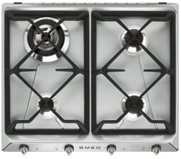 Płyta gazowa SMEG SR964XGH + patelnia Smeg CKFF2801RDM