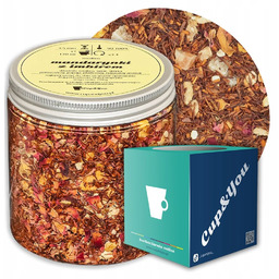 Herbata Rooibos MANDARYNKI Z IMBIREM o smaku mandarynkowo