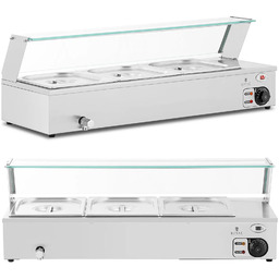 Bemar podgrzewacz do potraw bufet grzewczy z osłoną