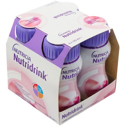 Nutridrink o smaku truskawkowym 4x125ml