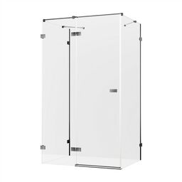 Avexa New Trendy Gunmetal Brushed kabina prysznicowa przyścienna