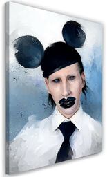 Obraz na płótnie, Marilyn Manson w czapce