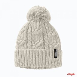 Jack Wolfskin Czapka Zimowa Pompom Beanie - Seal
