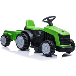 Super-Toys, traktor na akumulator z przyczepą, tr1908t