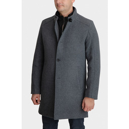 Popielaty płaszcz 00285D05GSA