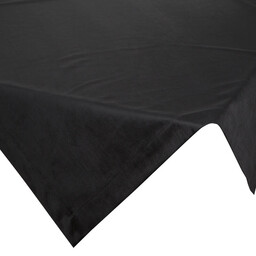 Eurofirany Obrus 85x85 Melinda czarny welurowy