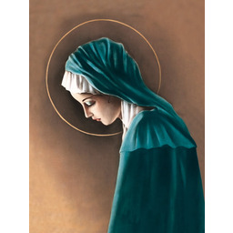 Plakat religijny Matka Boża