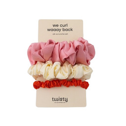 Twisty We Curl Waaay Back zestaw jedwabnych gumek
