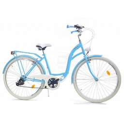 Rower miejski damski z przerzutkami DALLAS BIKE 26
