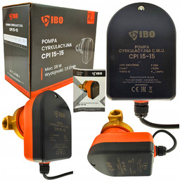 Energooszczędna Pompa Cyrkulacyjna Cwu Ibo Cpi 15-15 1/2"