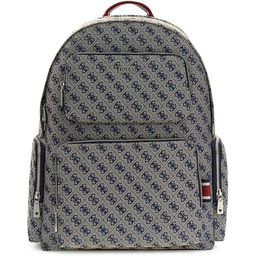 GUESS Plecak męski Boston, Piasek/niebieski, 30x14x43, Plecak