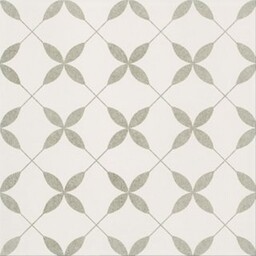Gres szkliwiony PATCHWORK CLOVER grey pattern satin 29,8x29,8