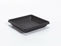 Doniczka Plastia Lotus 60 x 60, antracytowa