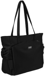 Czarny shopper bag Peterson PTN CTY-15