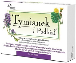 Original Tymianek i podbiał, 16 pastylek