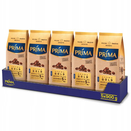 Kawa ziarnista Prima Aroma Gold 5x 900g