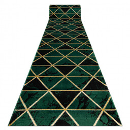 Chodnik EMERALD ekskluzywny 1020 glamour, stylowy marmur, trójkąty