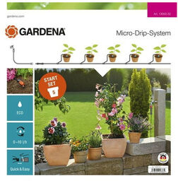 GARDENA Micro-Drip-System zestaw podstawowy S do roślin doniczkowych