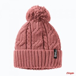 Jack Wolfskin Czapka Zimowa Pompom Beanie - Mineral