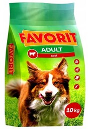 Favorit Karma sucha dla psa z wołowiną 10kg